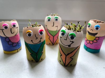 Oster Recycling Deko Trollige Eierköpfe