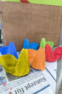 Lunart DIY Osterdeko Recycling Henne
